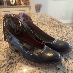 Freebird by Steven Black and Brown Leather Heels